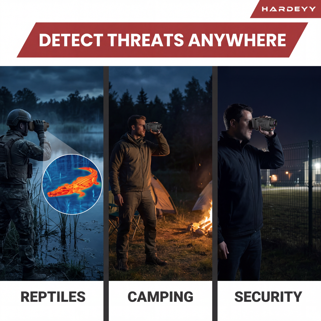 Hardeyy AI Reptile Detection Thermal Scope