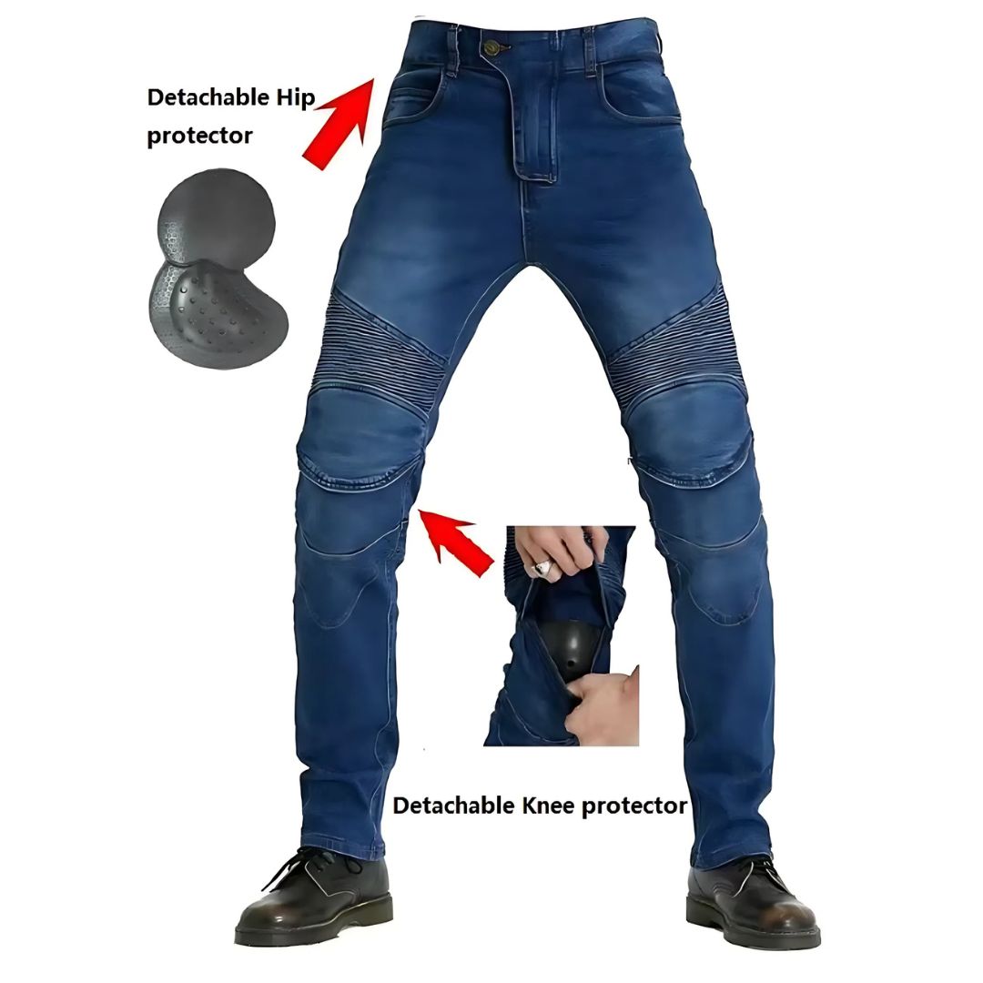 Construction Jeans with Integrated Knee Pads
