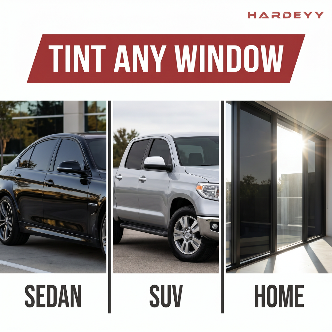 Hardeyy Highly Shrinkable Anti-Crease Ceramic Window Tint Film