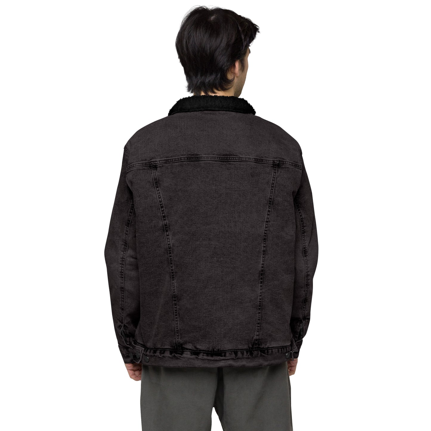 Veste sherpa en jean Hardeyy™ Pour Hommes