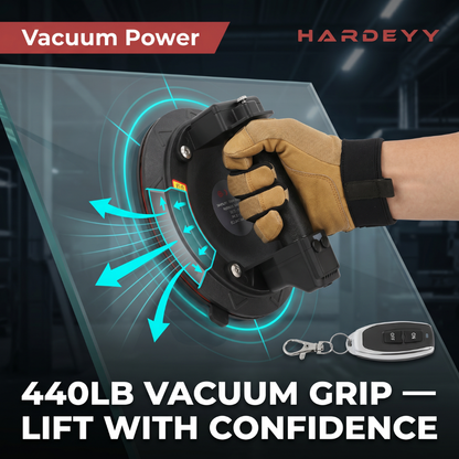 Hardeyy GripMate Heavy-Duty Glass Suction Lifter