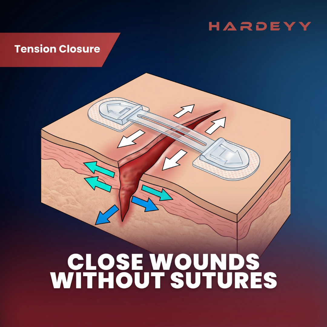 Hardeyy WildMed Wound Closure Strip Kit