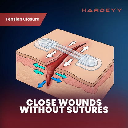 Hardeyy WildMed Wound Closure Strip Kit