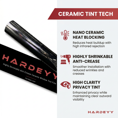 Hardeyy Highly Shrinkable Anti-Crease Ceramic Window Tint Film