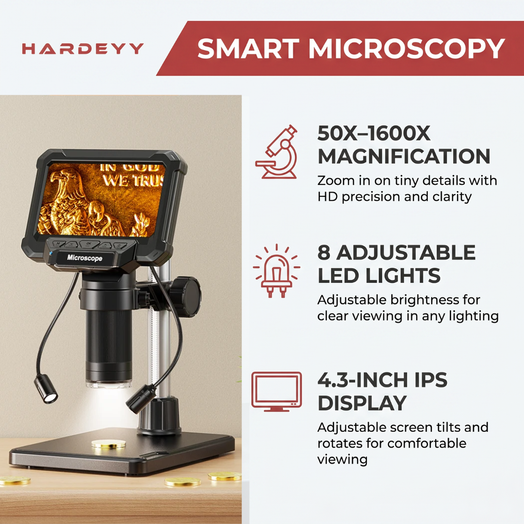 Hardeyy AI Digital Microscope