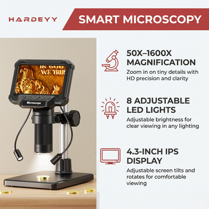 Hardeyy AI Digital Microscope