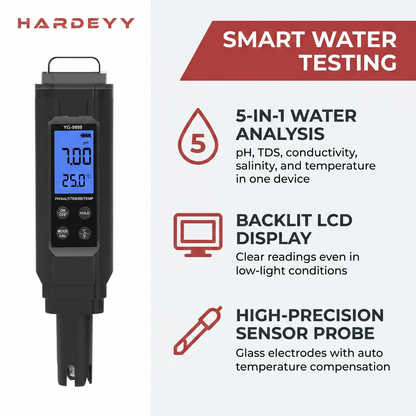 Hardeyy Smart Water Quality Tester