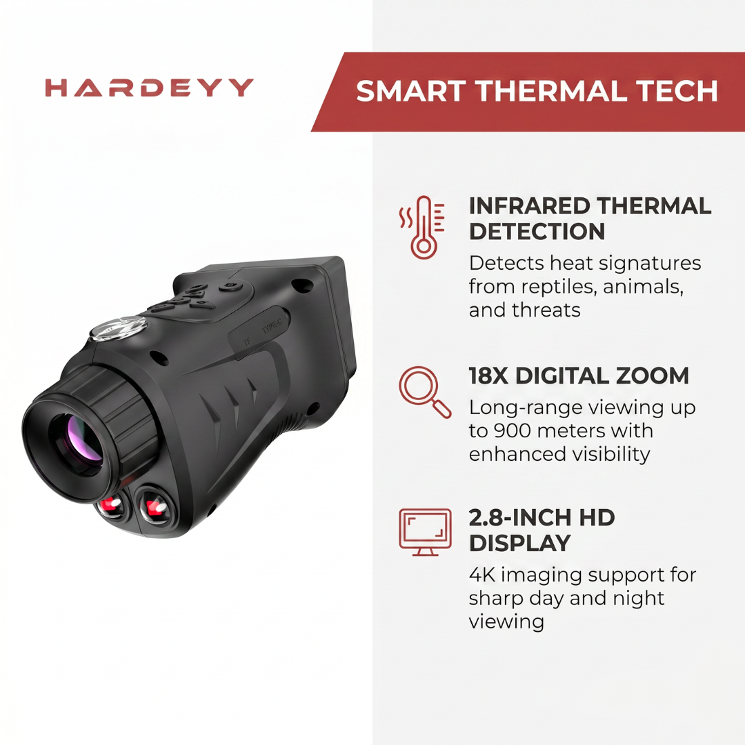 Hardeyy AI Reptile Detection Thermal Scope