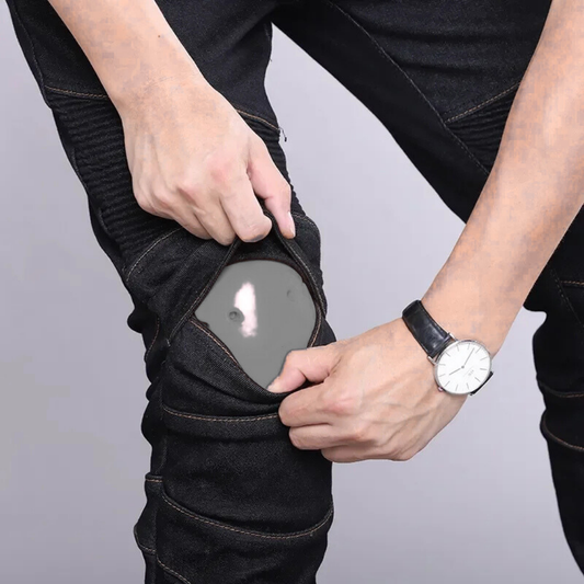 Construction Jeans with Integrated Knee Pads