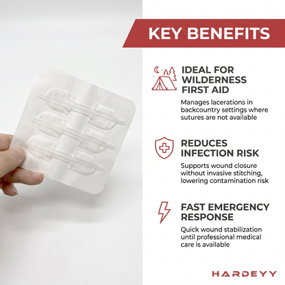 Hardeyy WildMed Wound Closure Strip Kit