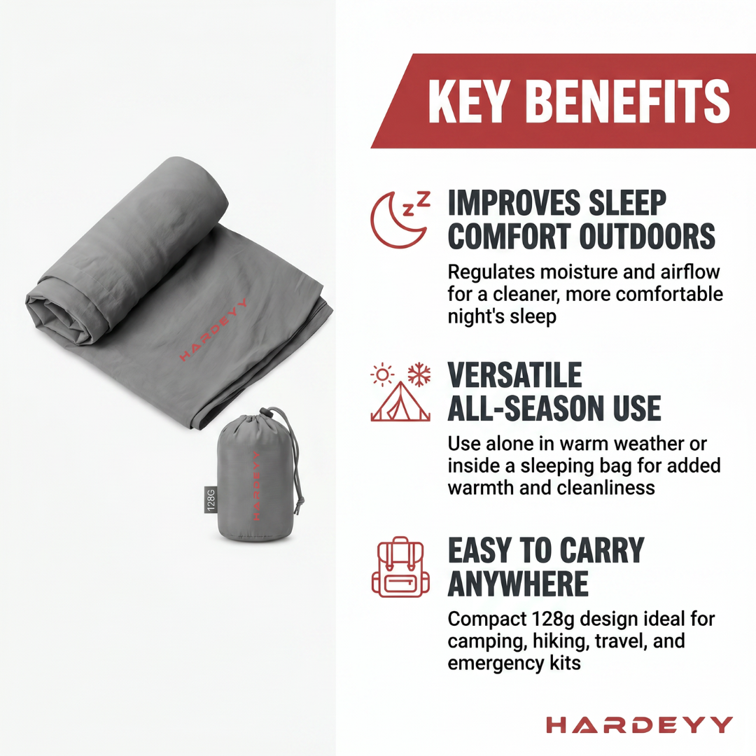 Hardeyy Active Moisture-Wicking Bivy Liner