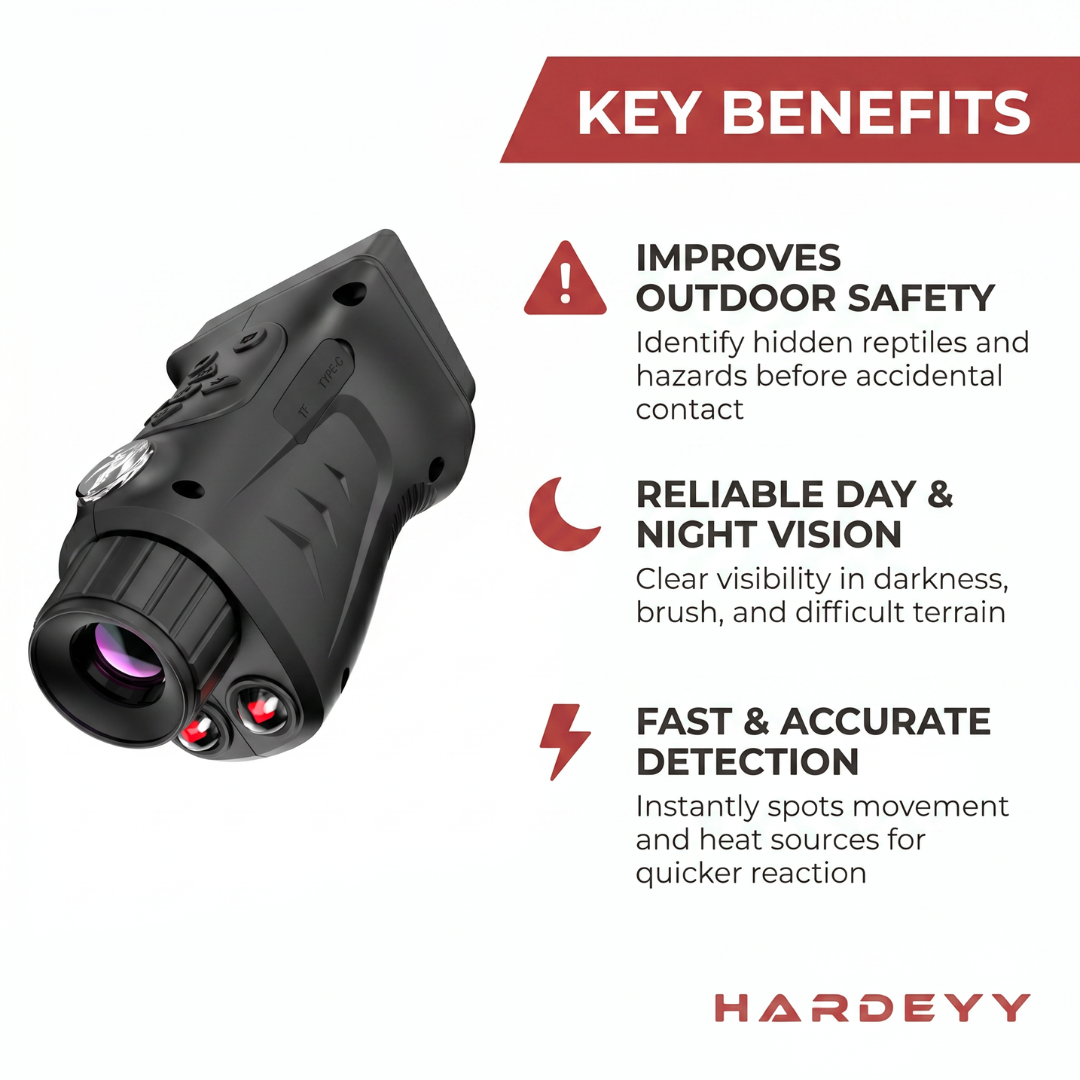 Hardeyy AI Reptile Detection Thermal Scope