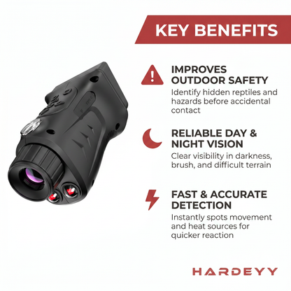 Hardeyy AI Reptile Detection Thermal Scope