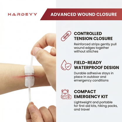 Hardeyy WildMed Wound Closure Strip Kit