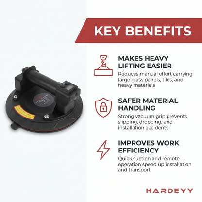 Hardeyy GripMate Heavy-Duty Glass Suction Lifter