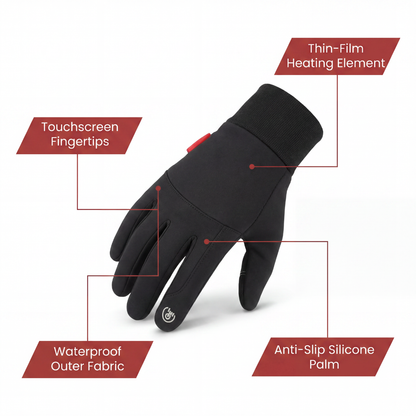 Hardeyy Thin-Film Heated Work Gloves Flexible