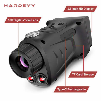Hardeyy AI Reptile Detection Thermal Scope