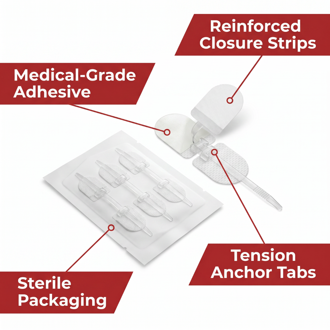 Hardeyy WildMed Wound Closure Strip Kit