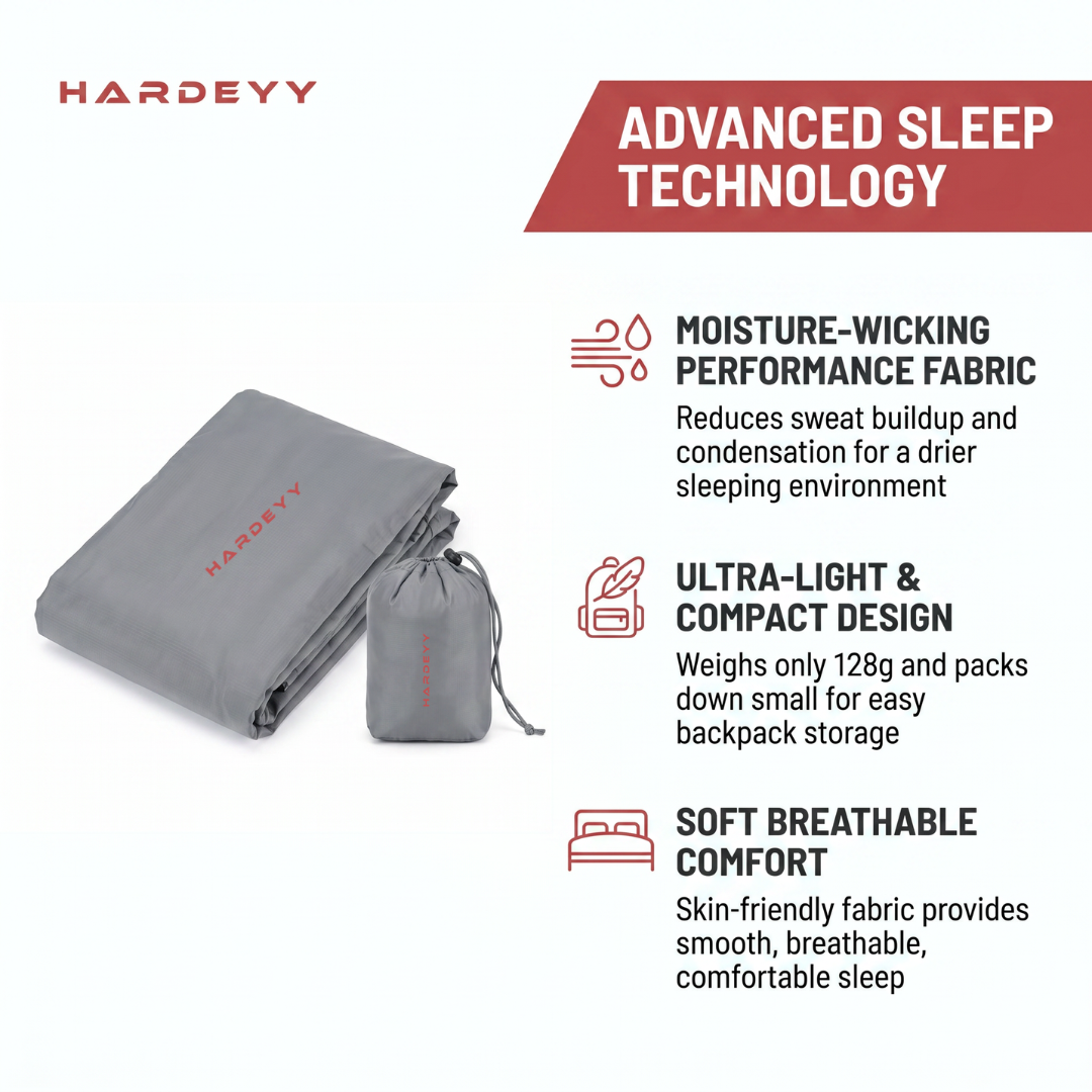 Hardeyy Active Moisture-Wicking Bivy Liner