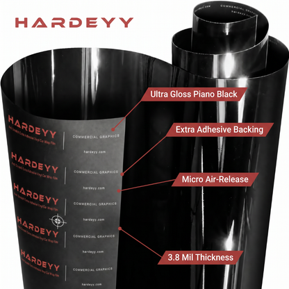Hardeyy Anti Scratch Extra Adhesive Vinyl Car Wrap Film