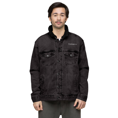Veste sherpa en jean Hardeyy™ Pour Hommes