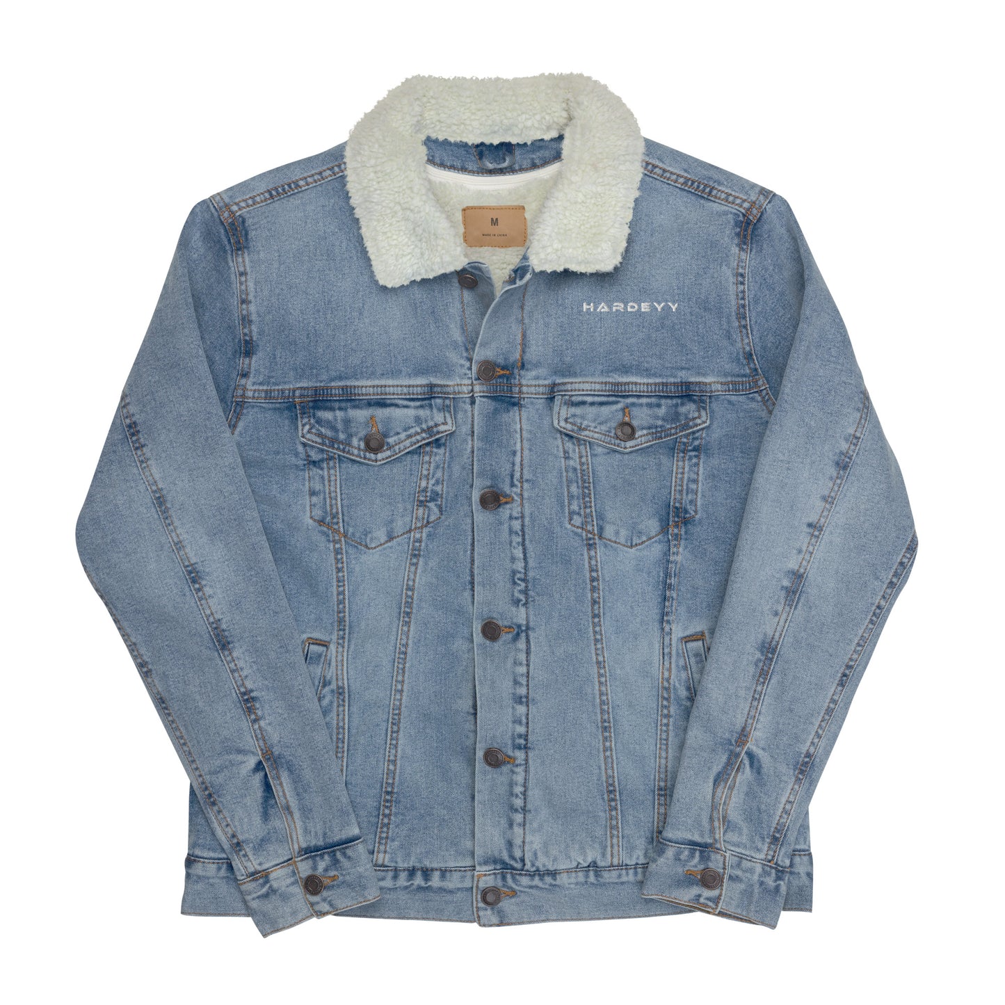 Veste sherpa en jean Hardeyy™ Pour Femmes