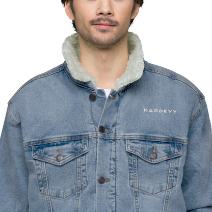 Veste sherpa en jean Hardeyy™ Pour Hommes